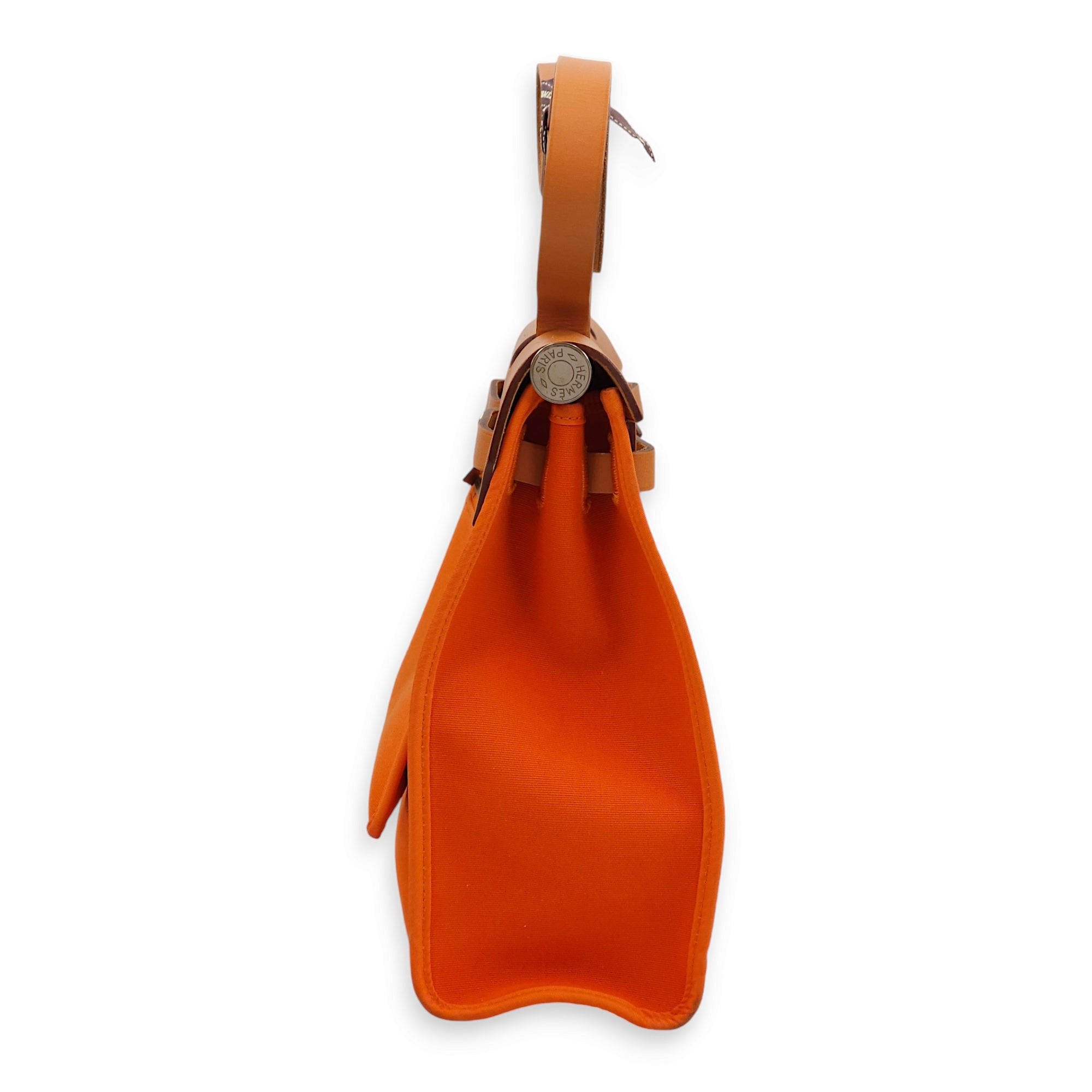 Herbag 31 Orange in Toile/Vache Hunter, Palladium hardware