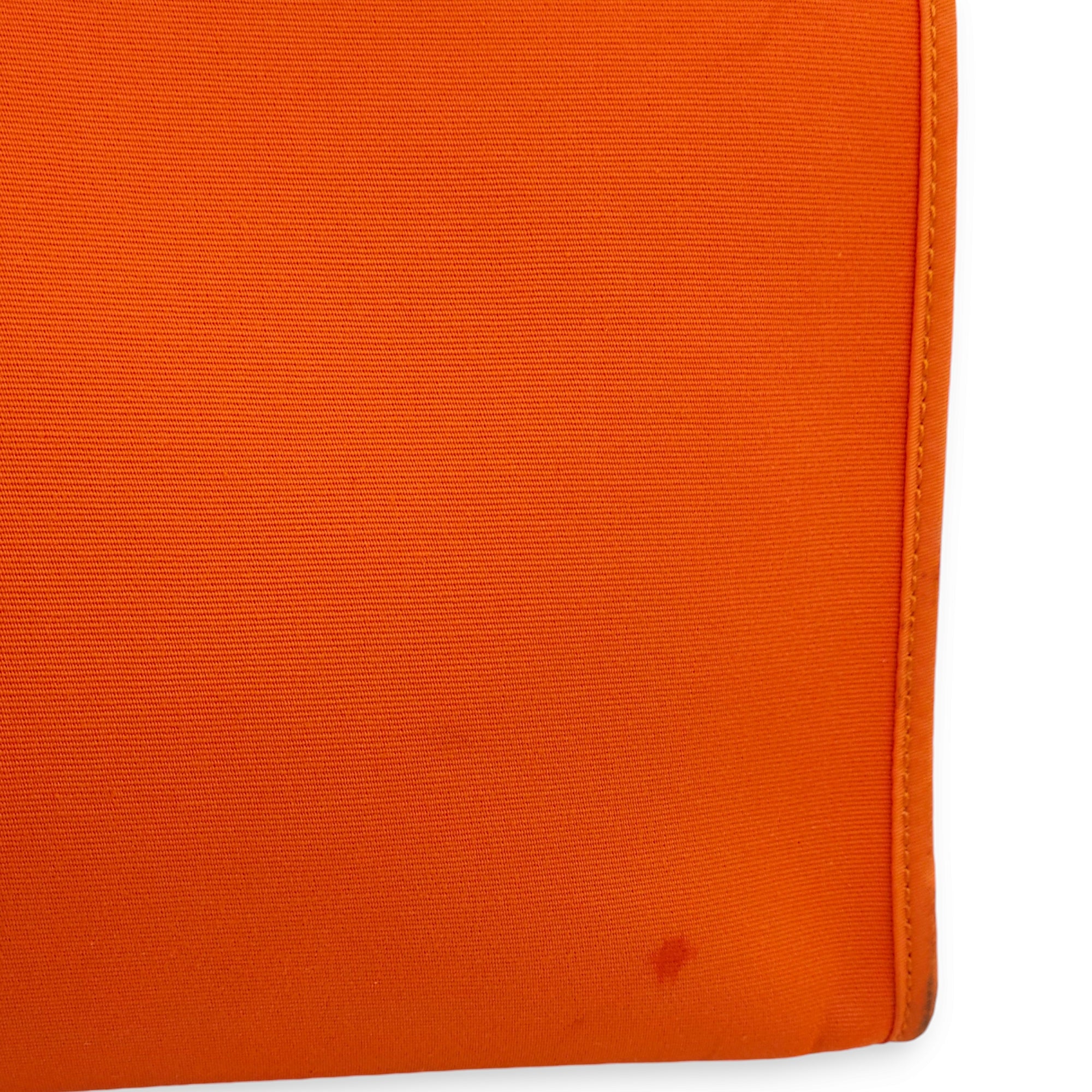 Herbag 31 Orange in Toile/Vache Hunter, Palladium hardware