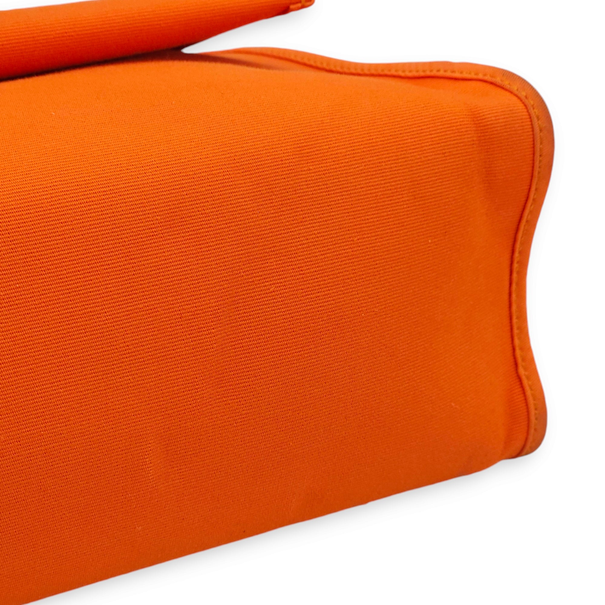 Herbag 31 Orange in Toile/Vache Hunter, Palladium hardware