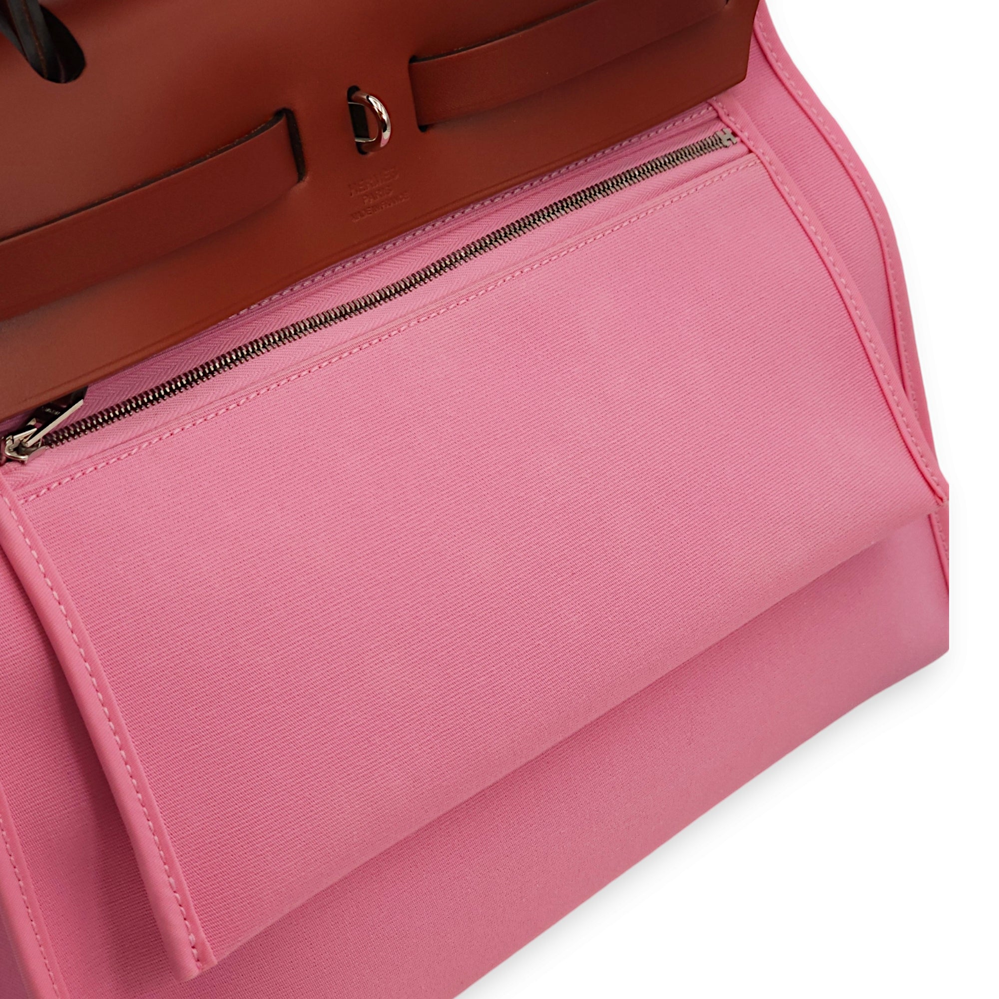 Herbag 31 Pink in Toile, Palladium hardware