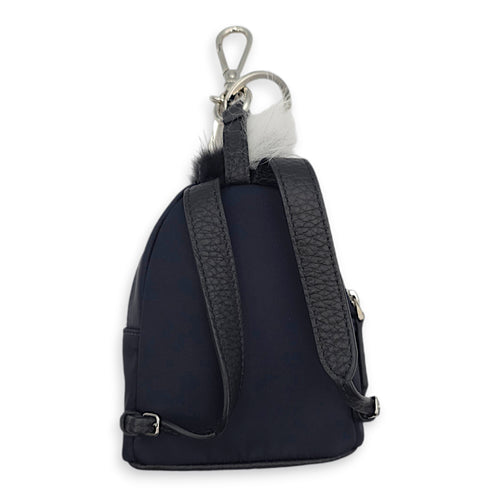 Micro Monster Backpack Multi-colour Charm in Calfskin, Palladium hardware