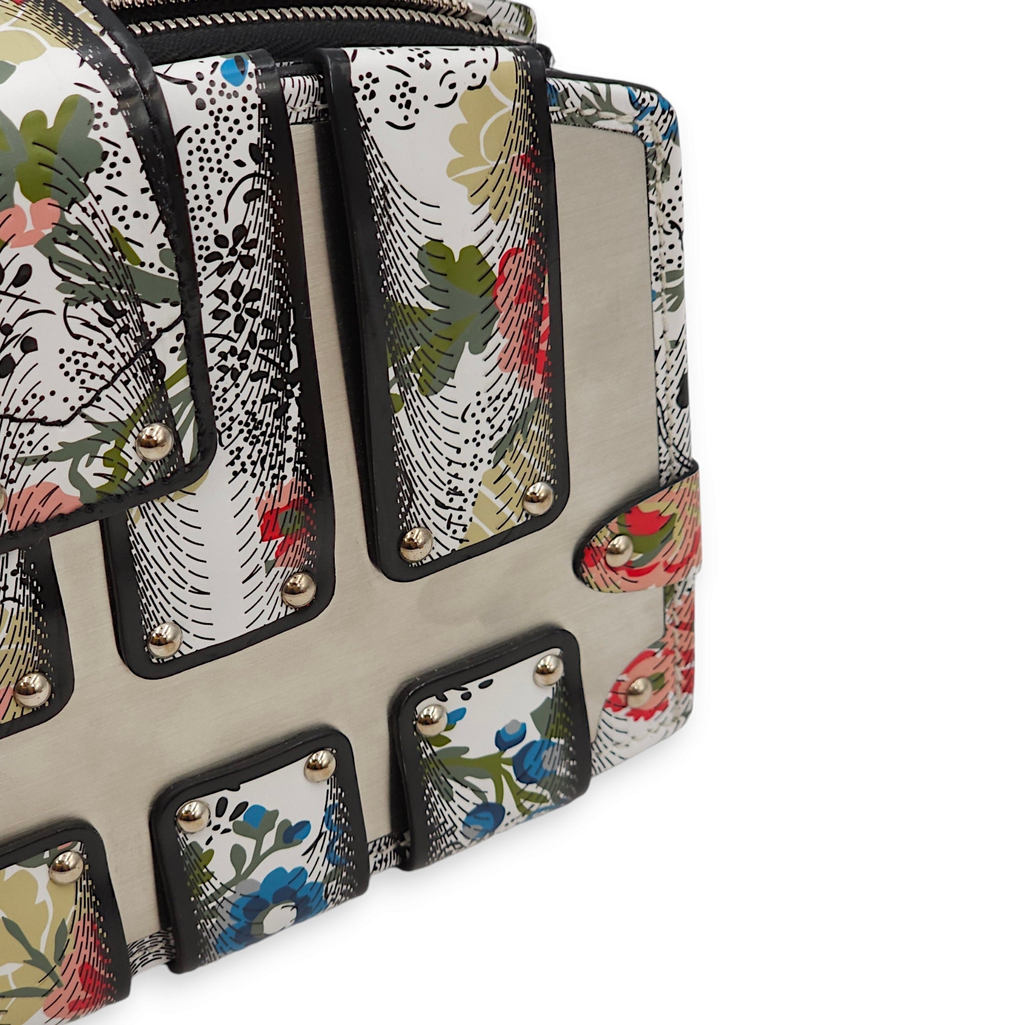 LV Petite Malle (SS 2018 Collection) Floral Print  Clutch in Calf/Metal Palladium hardware C92420 4