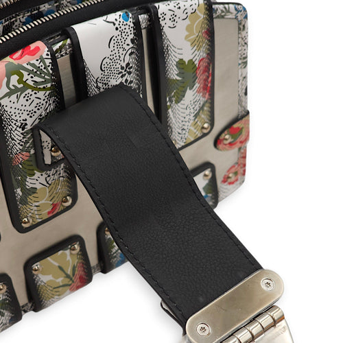 LV Petite Malle (SS 2018 Collection) Floral Print  Clutch in Calf/Metal Palladium hardware C92420 12