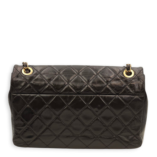 Chanel Quilted Urban Flap Black Shoulder Bag in Calfskin Chanel Quilted Urban Flap Black Shoulder Bag in Calfskin
