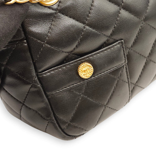 Chanel Quilted Girl Jacket Black Shoulder Bag in Lambskin Chanel Quilted Girl Jacket Black Shoulder Bag in Lambskin