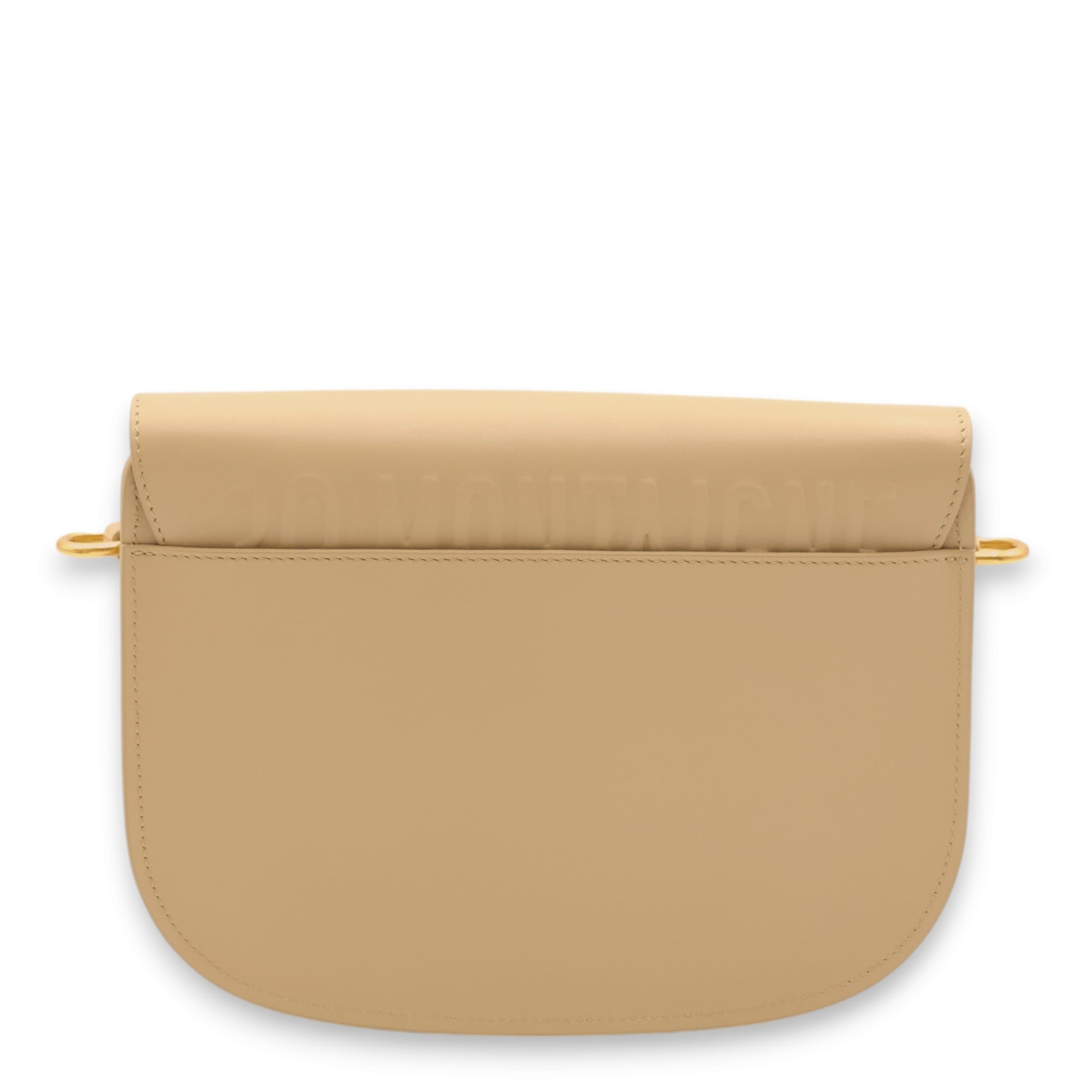 Bobby Medium Beige Crossbody Bag in Calfskin, Gold hardware