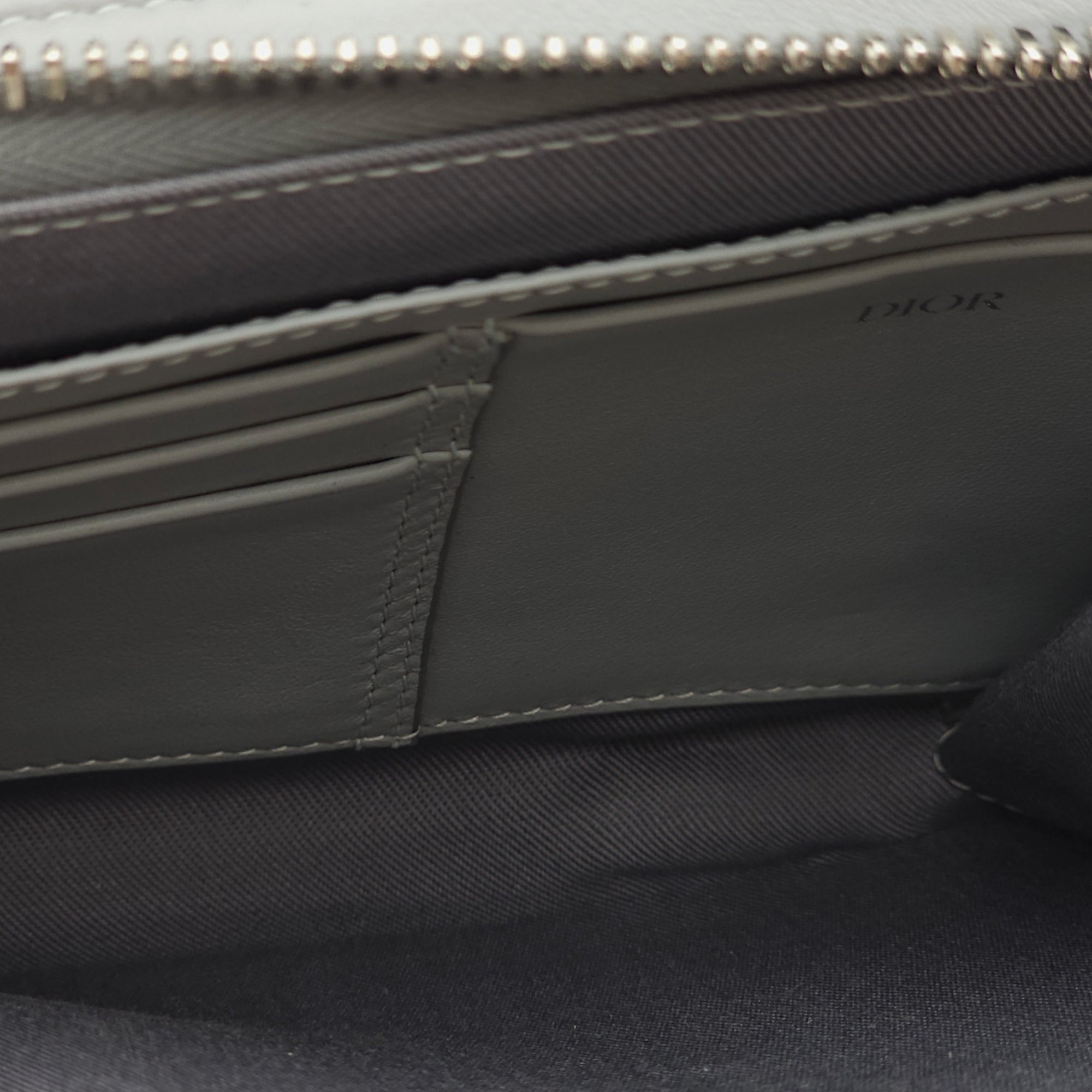 Zipped Pouch  Others Grey Crossbody Bag in Coated Canvas Palladium hardware CL2407-4016 8