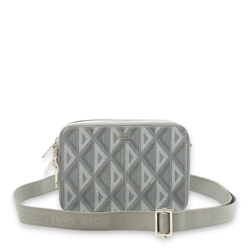 Zipped Pouch  Others Grey Crossbody Bag in Coated Canvas Palladium hardware CL2407-4016 10