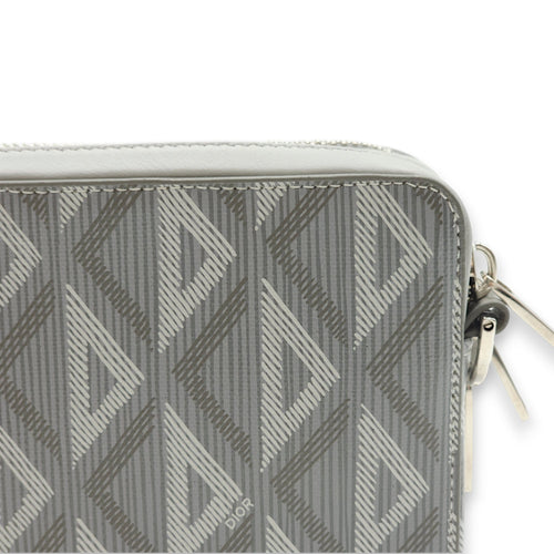 Zipped Pouch  Others Grey Crossbody Bag in Coated Canvas Palladium hardware CL2407-4016 1