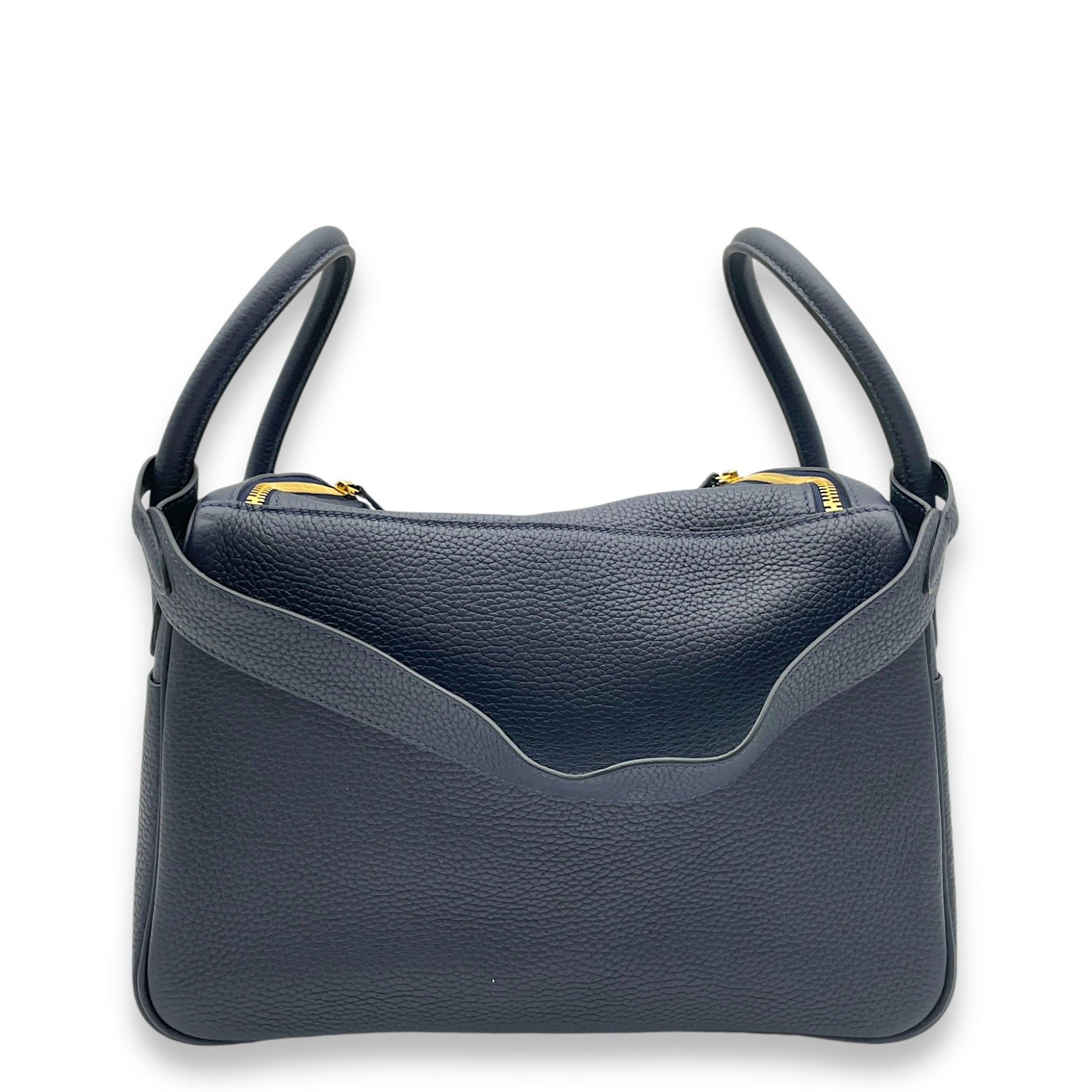 Lindy Blue Nuit in Clemence, Gold hardware