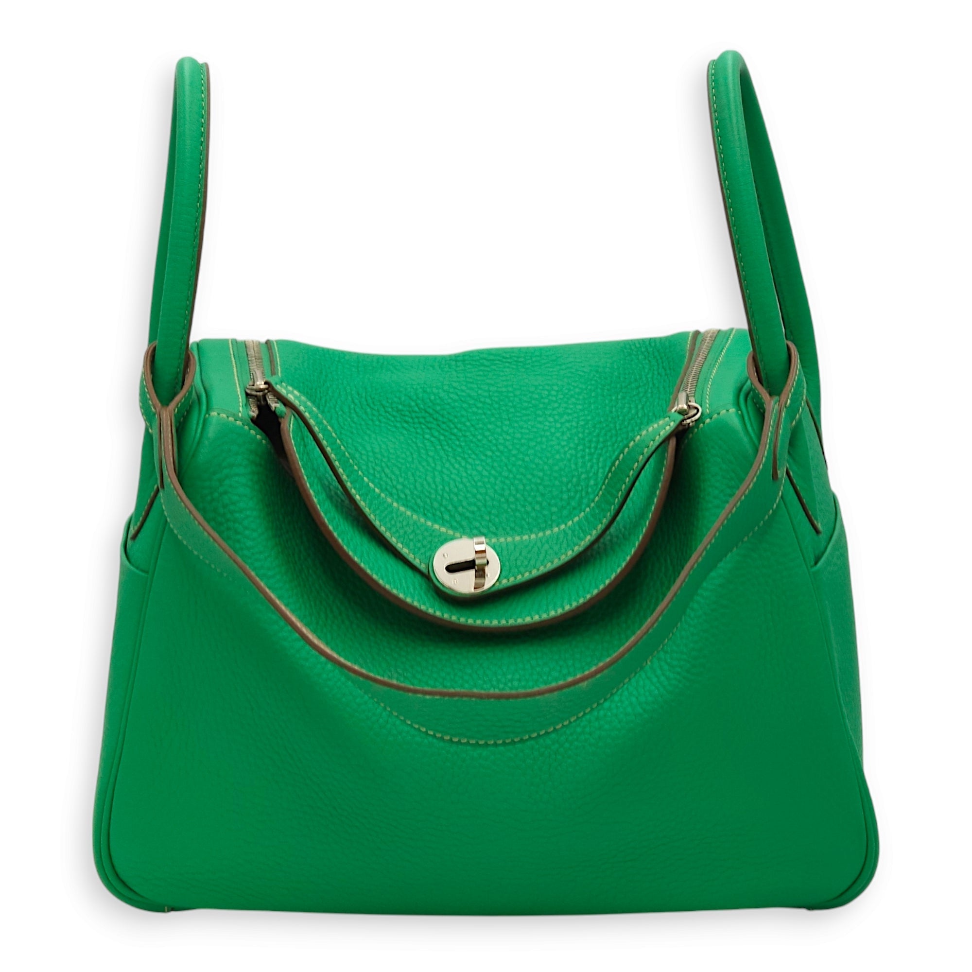Lindy 30 Menthe/Gris Tourterelle in Clemence Palladium hardware CL2407-4059 4