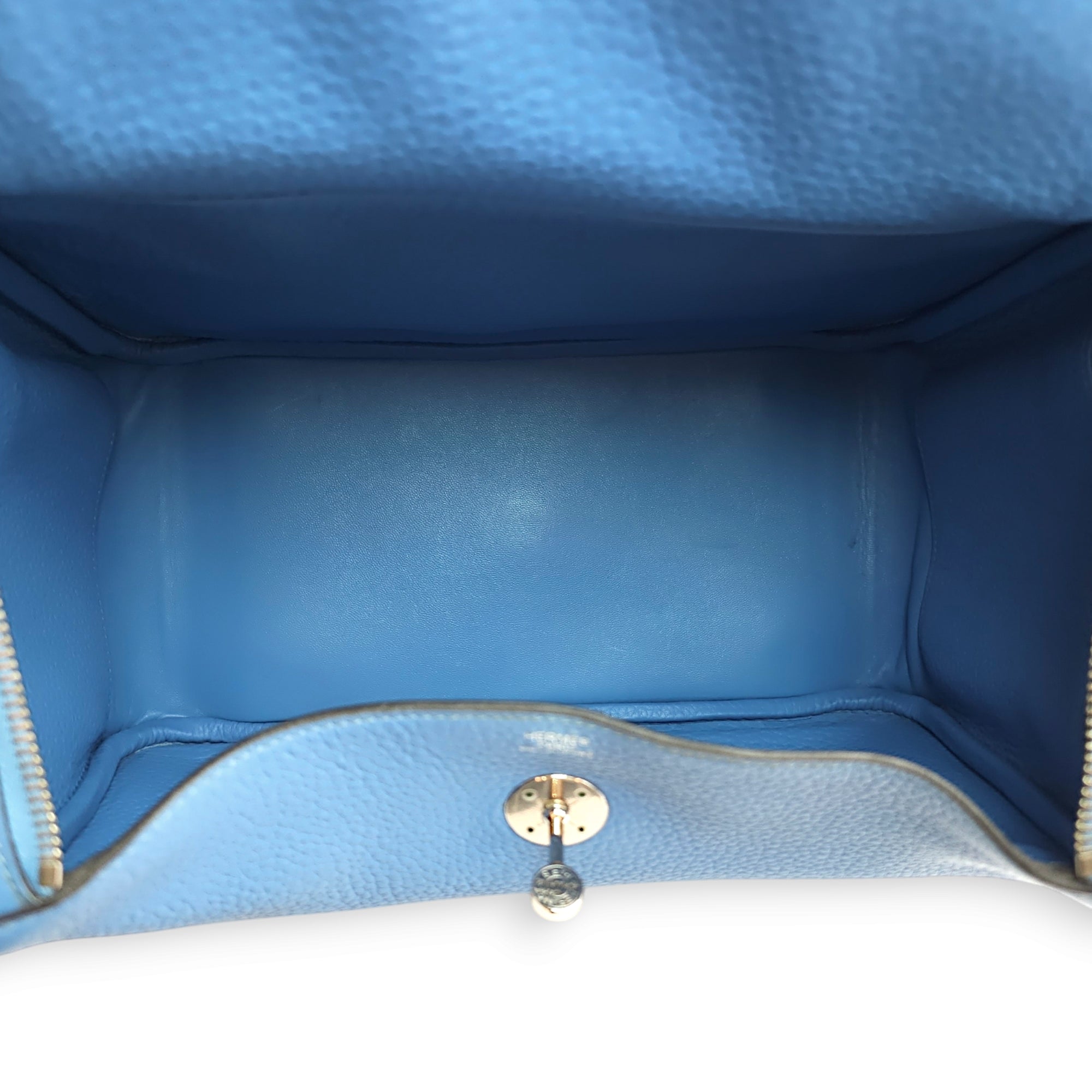 Lindy 30 Blue Paradise in Clemence Palladium hardware