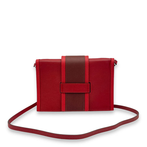 H Passant Pochette Rouge Piment/Rouge De Coeur/Rouge H in Evercolor