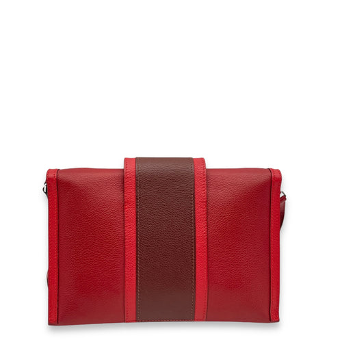 H Passant Pochette Rouge Piment/Rouge De Coeur/Rouge H in Evercolor