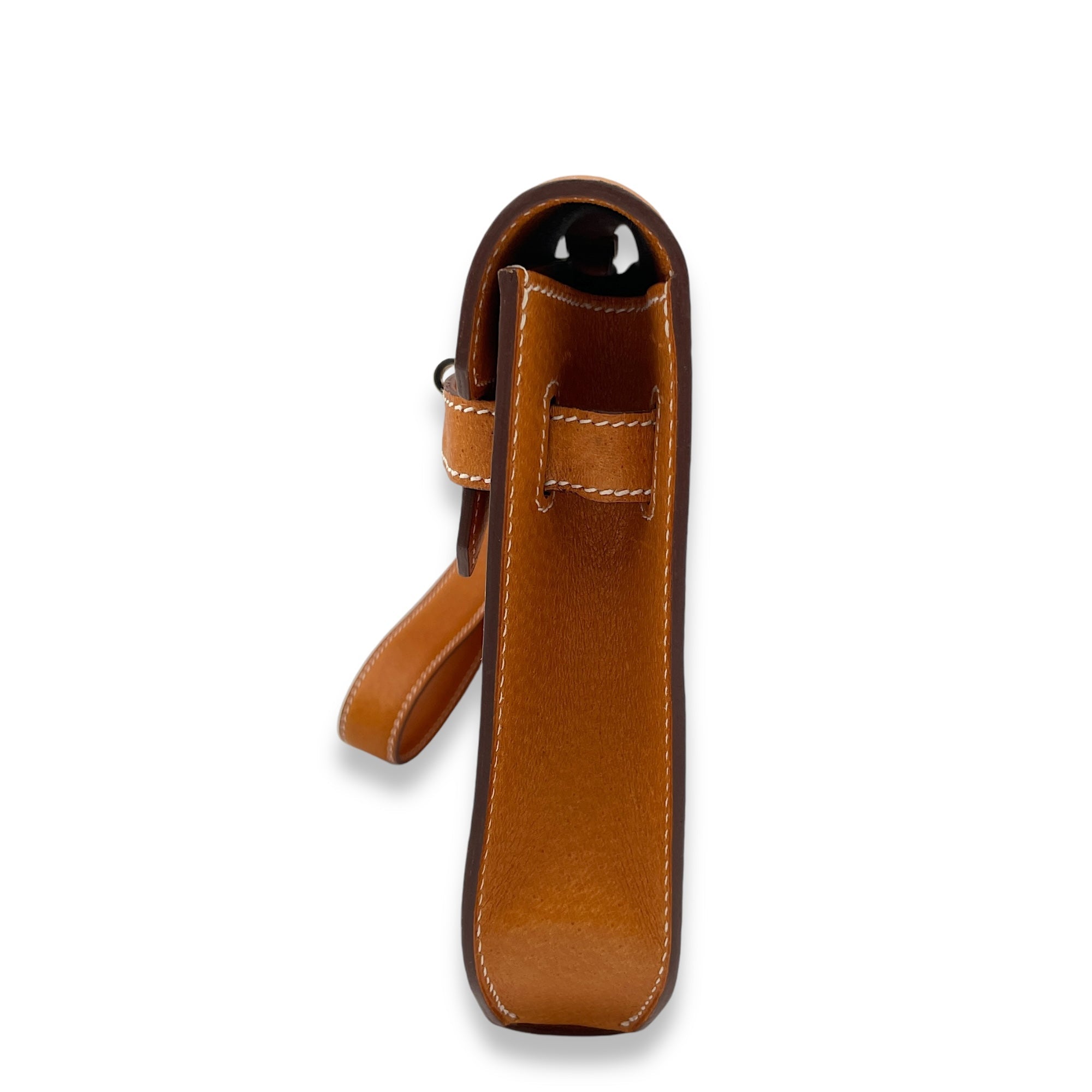 Pochette Kelly Depeches Others Naturel in Veau Porc Palladium hardware