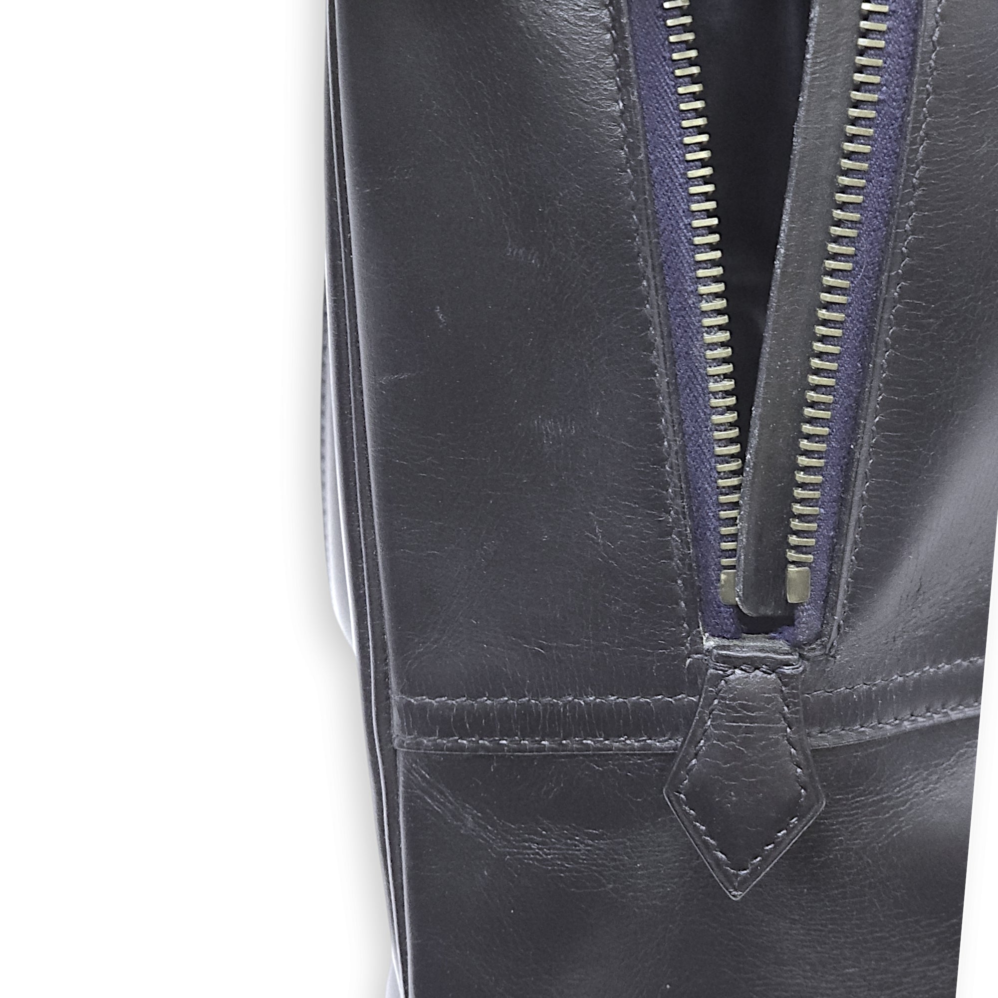 Plume 31 Bleu Navy in Box Gold hardware CL2404-954 7