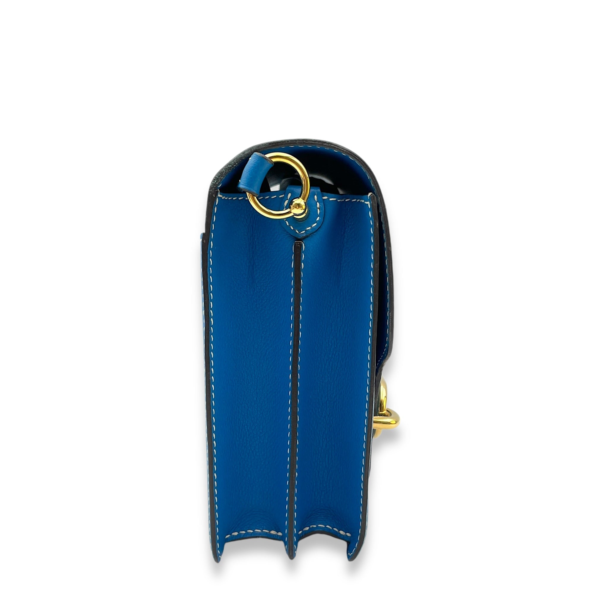 Roulis Others Blue Hydra in Evercolor Permabrass hardware