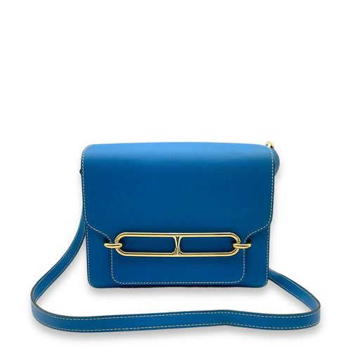 Roulis Others Blue Hydra in Evercolor Permabrass hardware