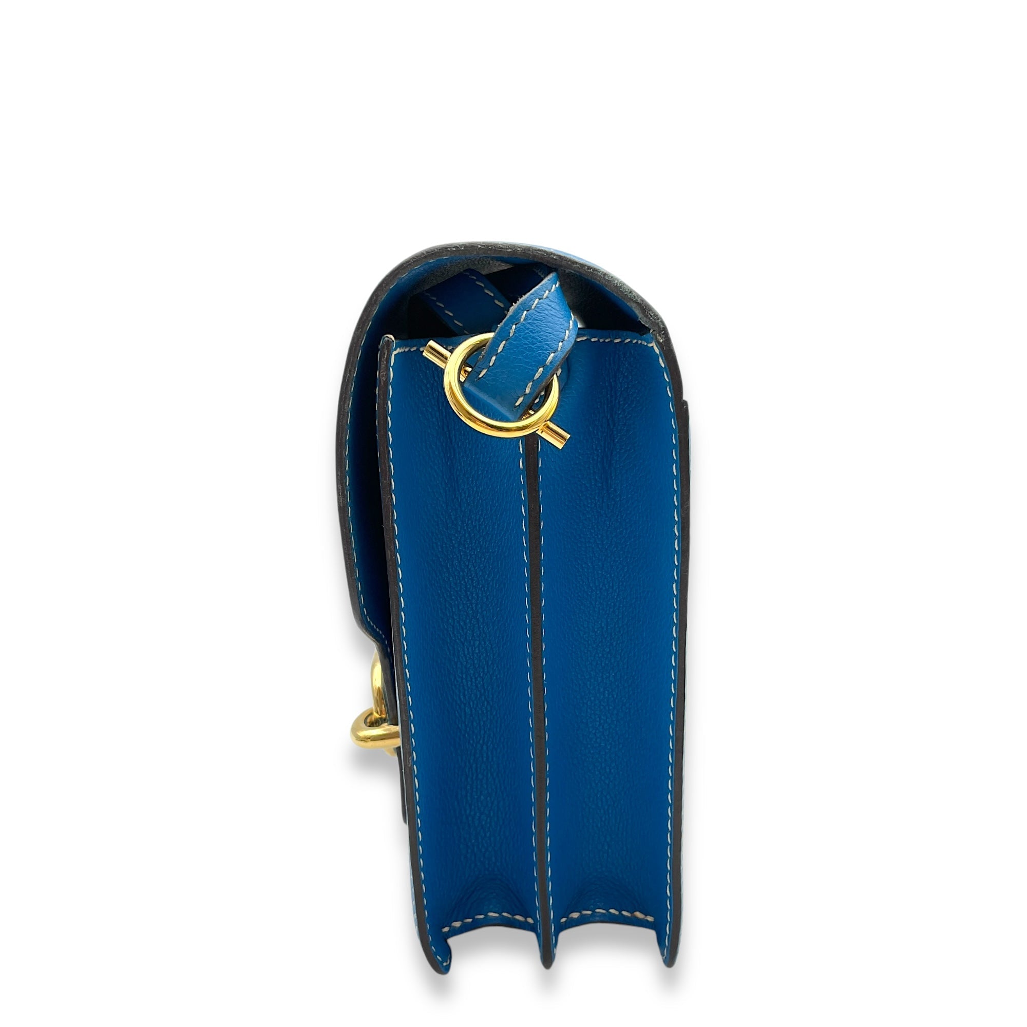 Roulis Others Blue Hydra in Evercolor Permabrass hardware