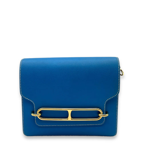 Roulis Others Blue Hydra in Evercolor Permabrass hardware