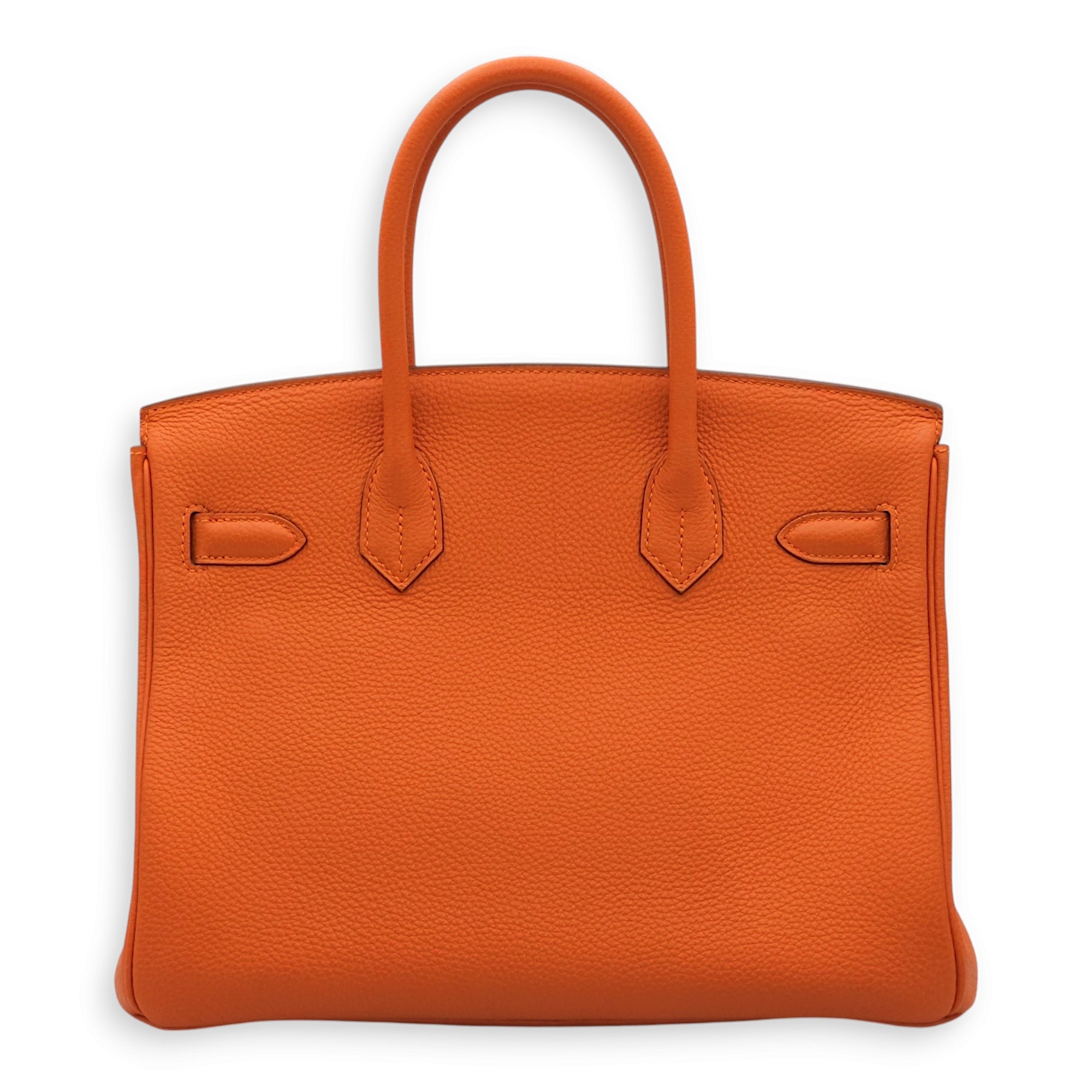 Birkin 30 Orange in Togo, Gold hardware