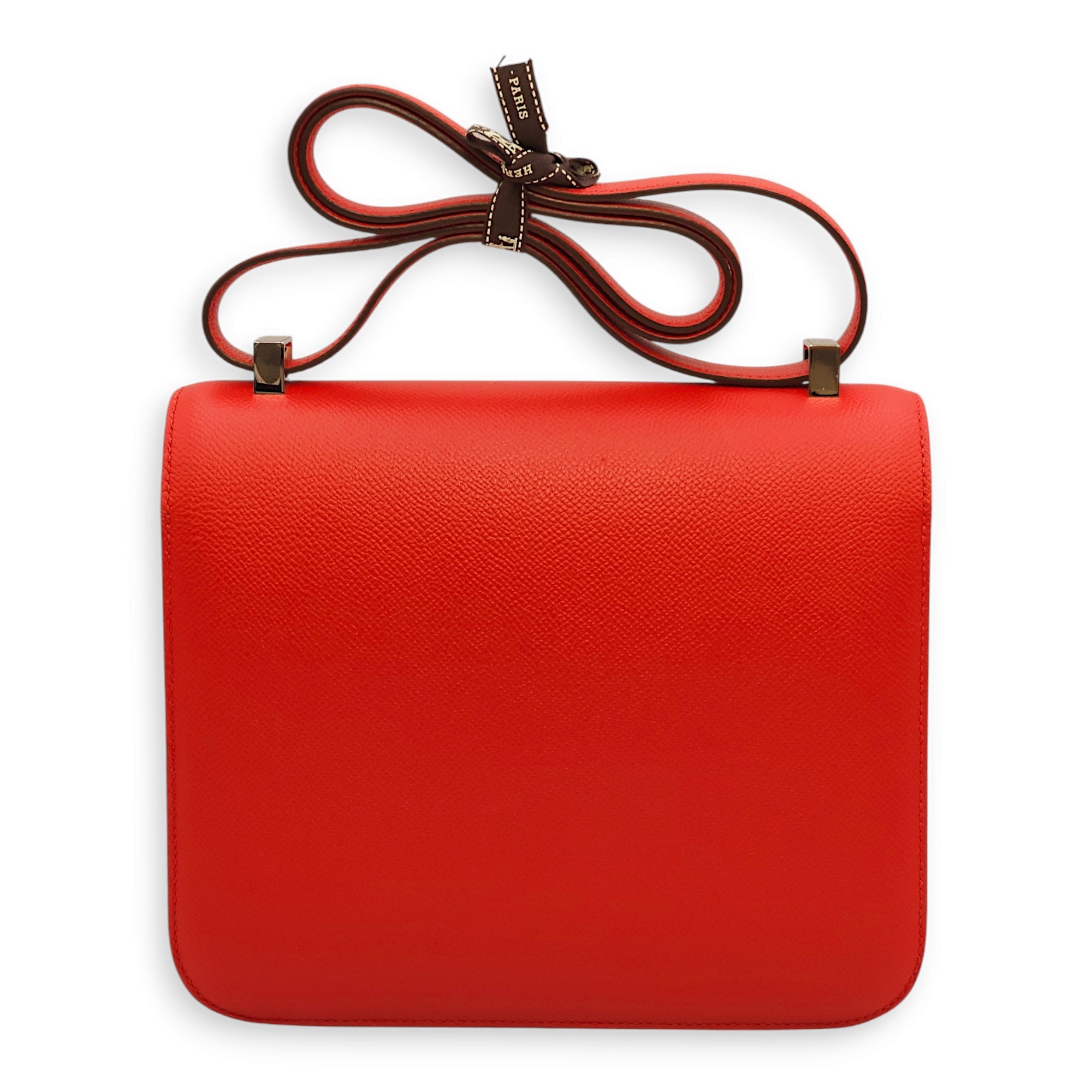 Constance 24 Rouge De Coeur in Epsom, Enamel hardware