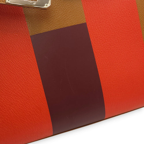 Sellier Kelly Letter H 28 Gold/Rouge H/Capucine in Epsom/Sombrero/Chevre Mysore Palladium hardware
