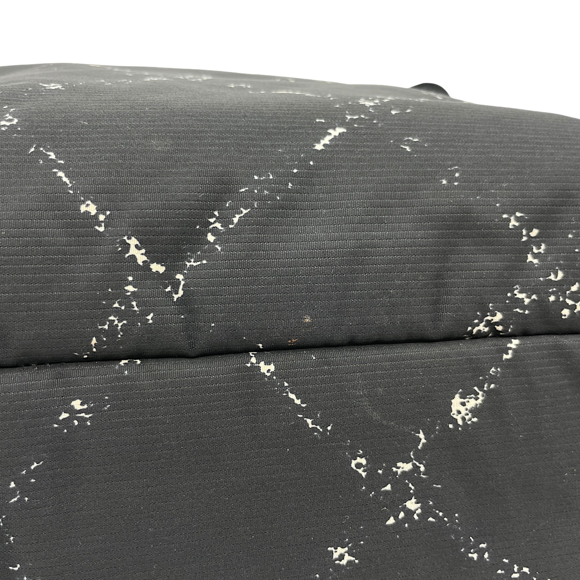 Quilted by the Sea  Others Black/White  Tote Bag in Nylon Palladium hardware C108160 6