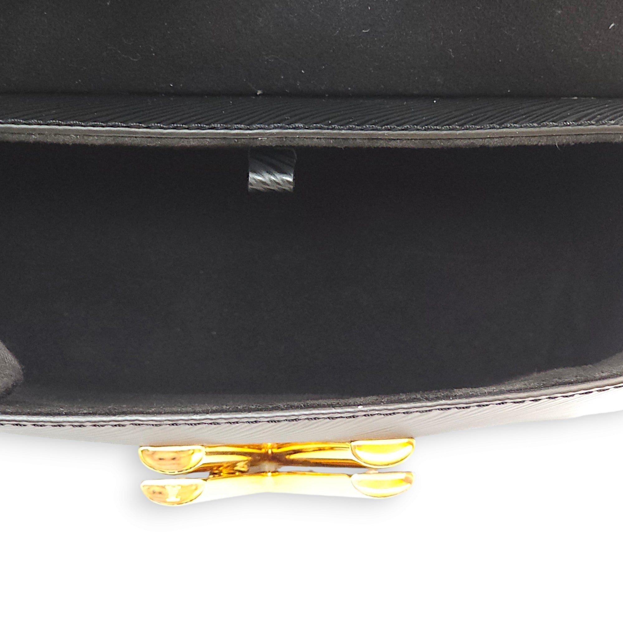 Wild at Heart Twist  PM Black/White and Red Strap Shoulder Bag in Epi Leather Gold hardware C105574 7