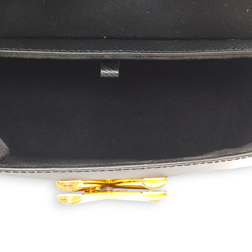 Wild at Heart Twist  PM Black/White and Red Strap Shoulder Bag in Epi Leather Gold hardware C105574 7