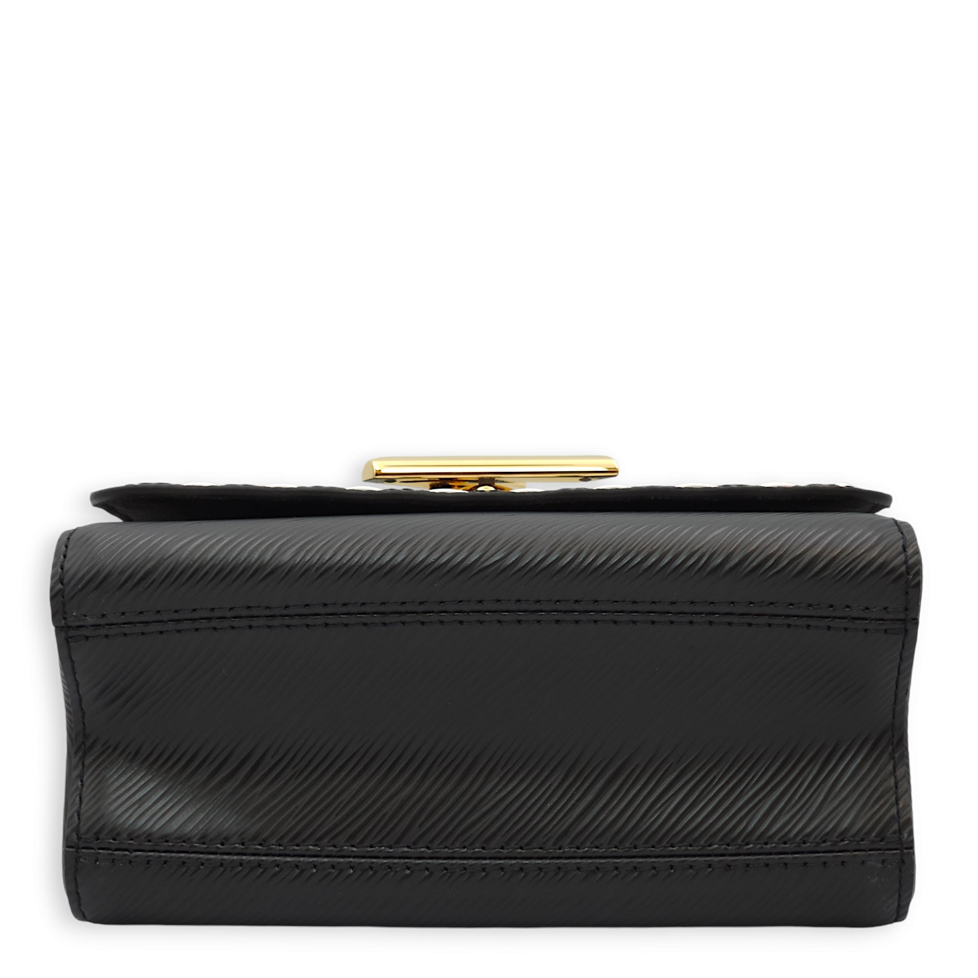 Wild at Heart Twist  PM Black/White and Red Strap Shoulder Bag in Epi Leather Gold hardware C105574 5