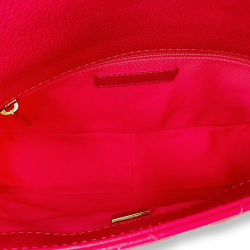 Melody Flap Pink Crossbody Bag in Caviar Leather Gold hardware C108255 7