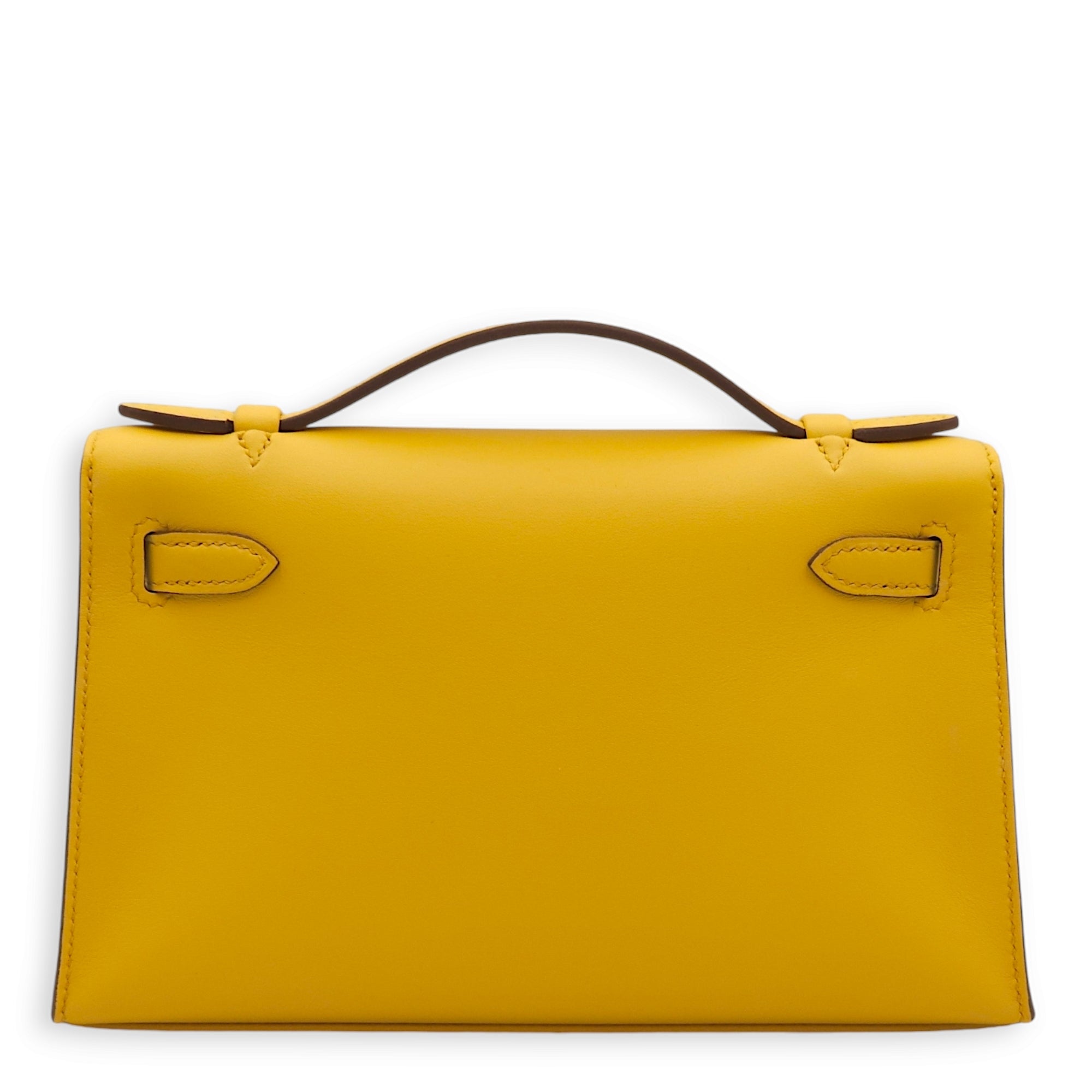 Kelly Pochette Sun in Swift, Palladium hardware