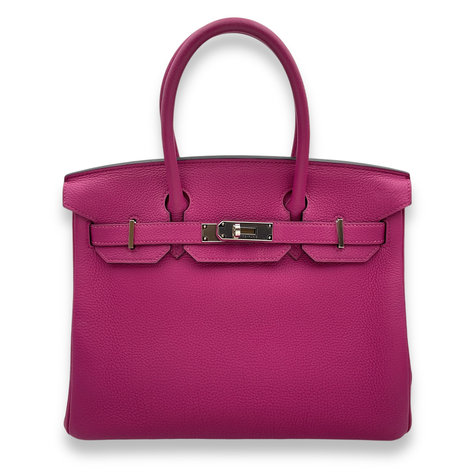 Birkin 30 Rose Poupre in Togo, Palladium hardware