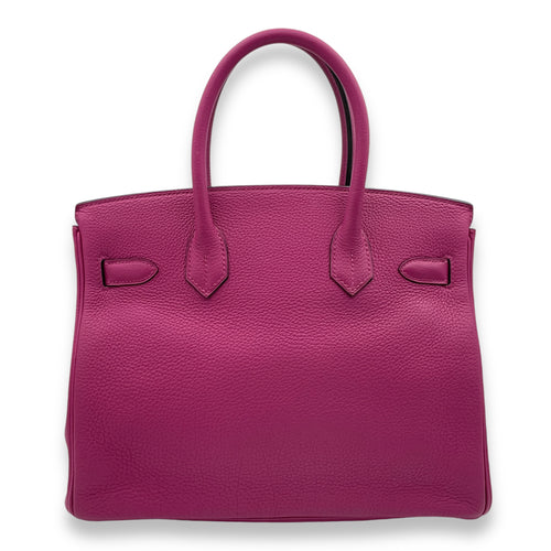 Birkin 30 Rose Poupre in Togo, Palladium hardware