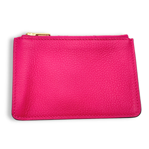 Roulis Slim Blue Frida/Rose Mexico Wallet in Evercolor, Permabrass hardware