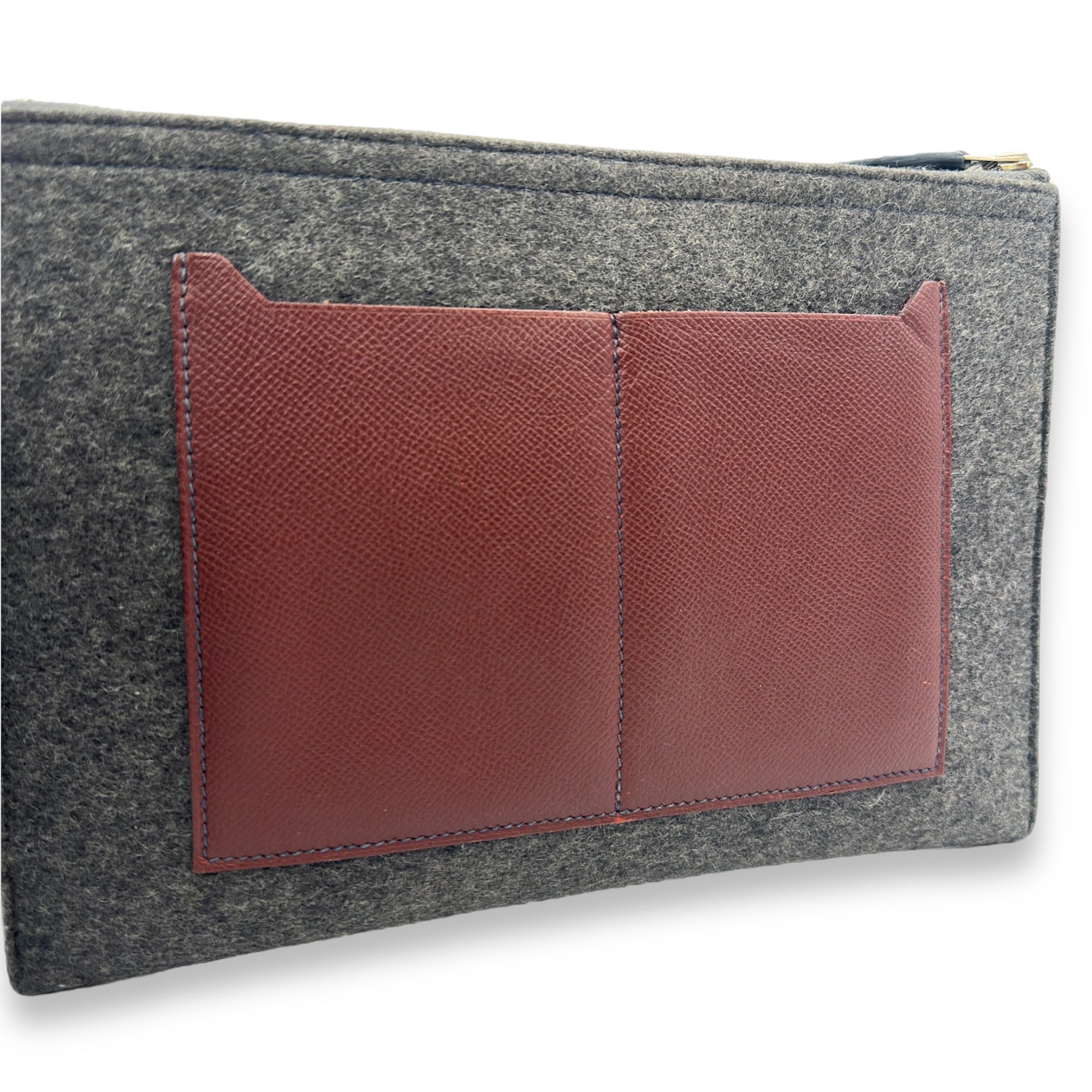 Toodoo 29 Rouge H/Blue Pouch in Epsom/Wool Felt, Palladium hardware