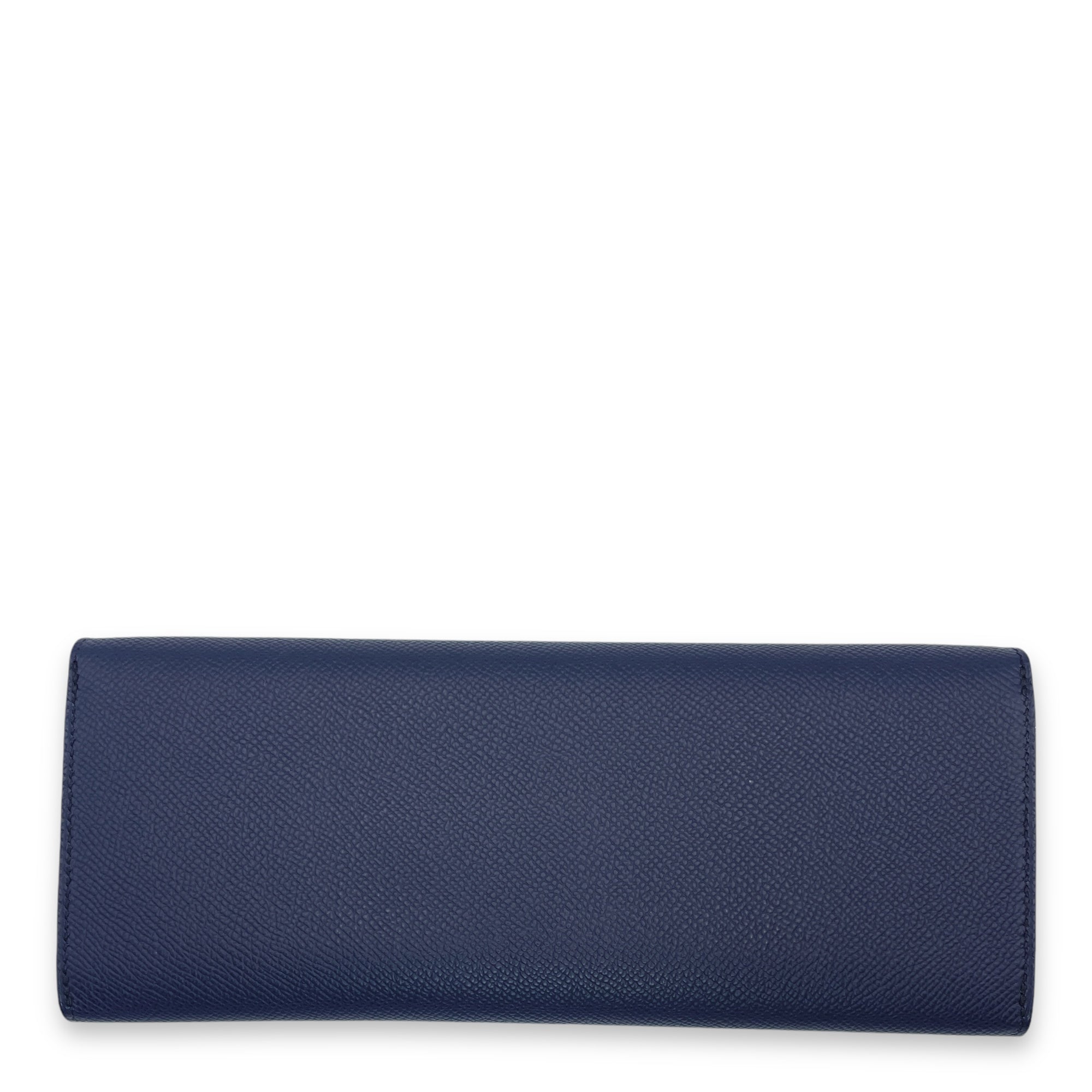 Maillon To Go Blue Indigo Crossbody Bag in Epsom, Gold hardware