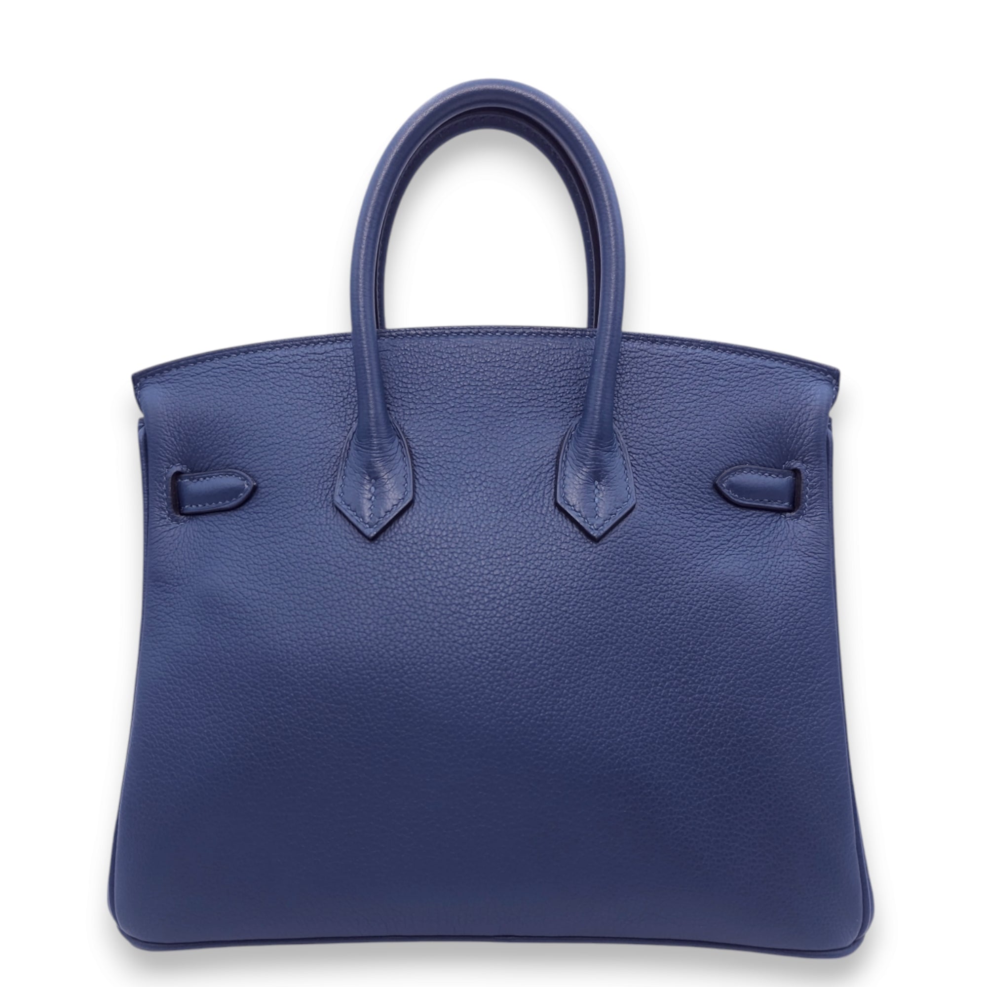 Birkin 25 Deep Blue in Novillo, Palladium hardware