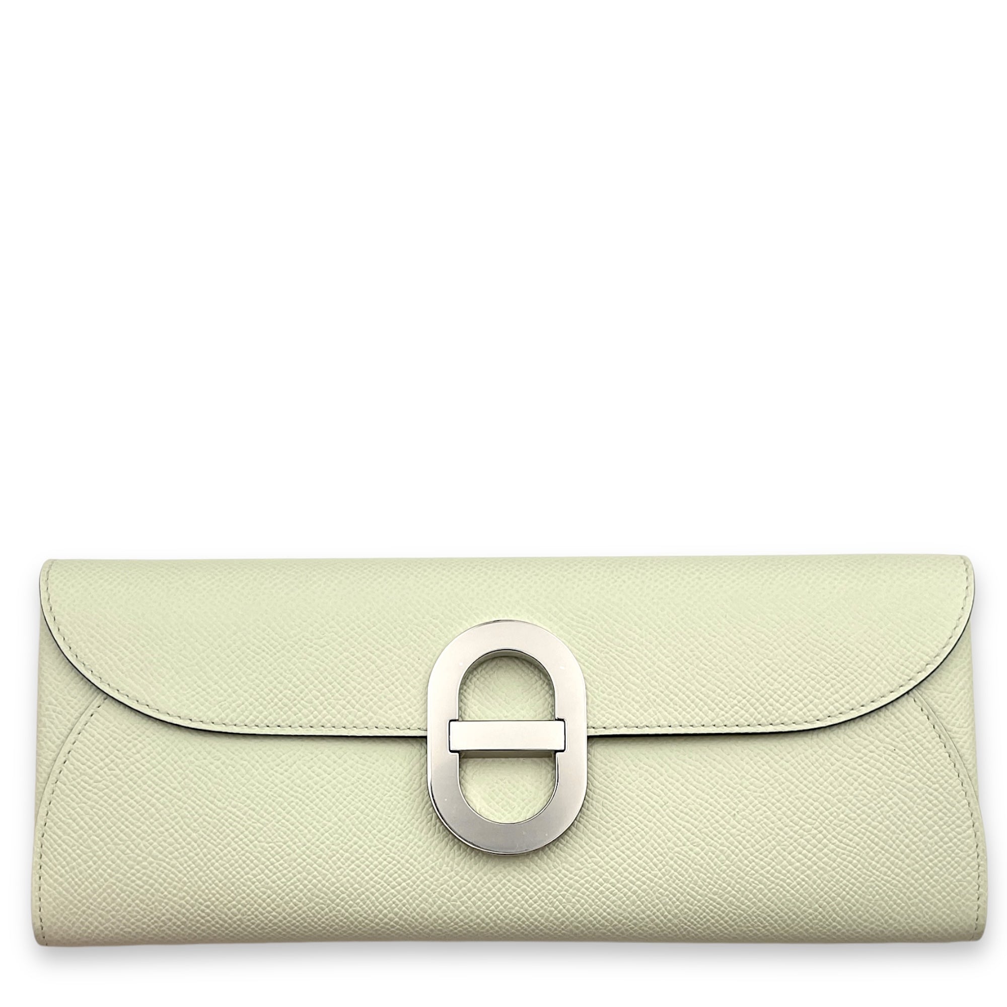 Maillon Chaine D'ancre To Go Vert Fizz Crossbody Bag in Epsom, Palladium hardware