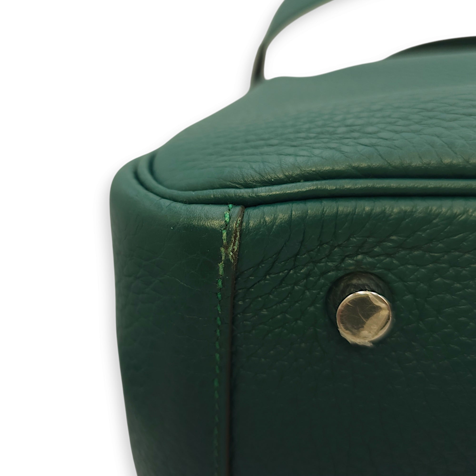 Lindy 30 Malachite in Clemence, Palladium hardware