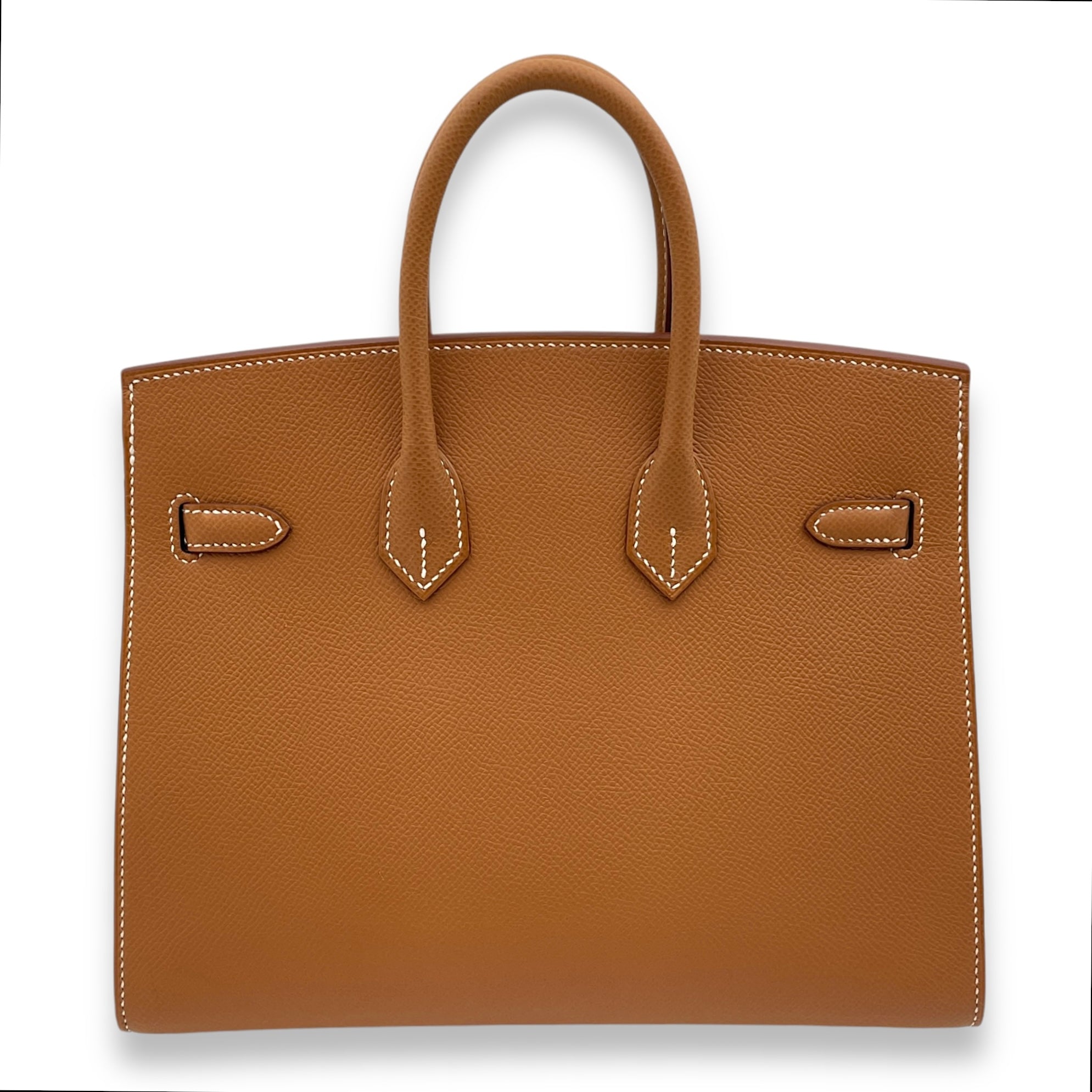 Sellier Birkin 25 Gold in Epsom, Gold hardware