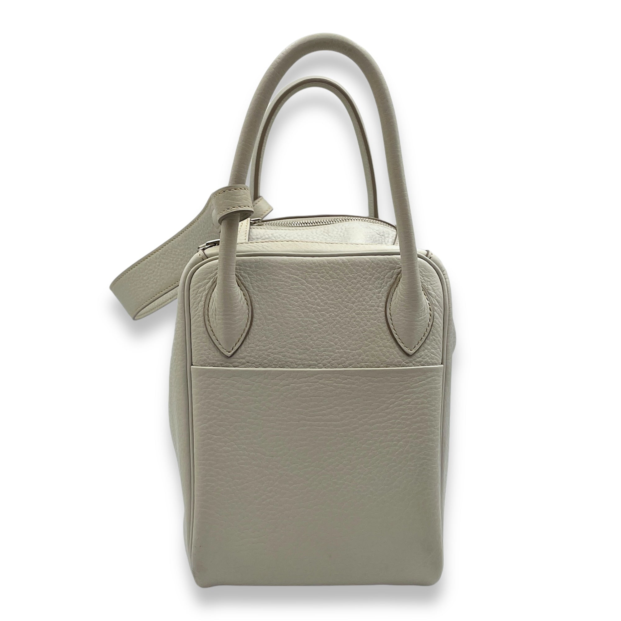 Lindy 30 Gris Perle in Clemence, Palladium hardware