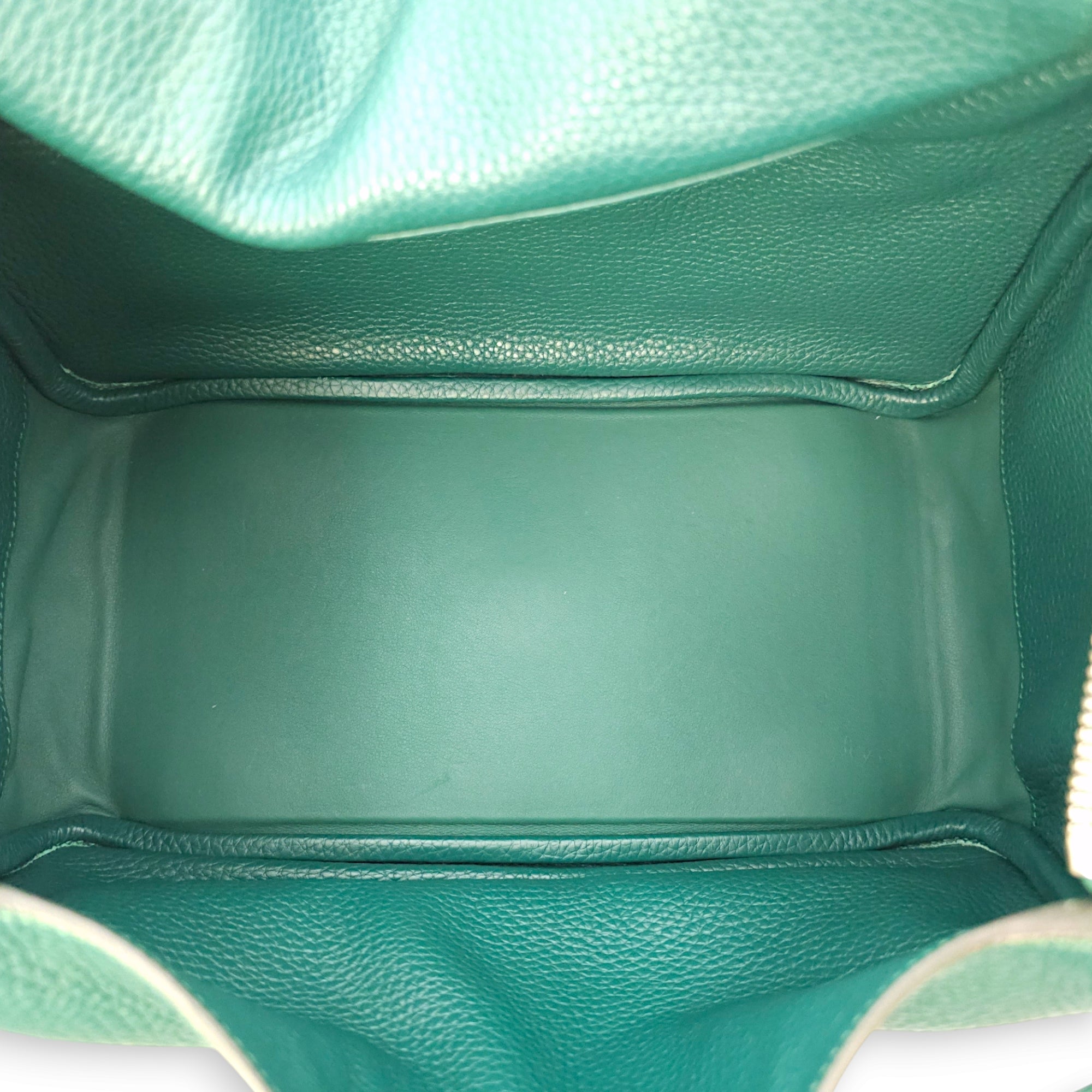 Lindy 30 Malachite in Clemence, Palladium hardware