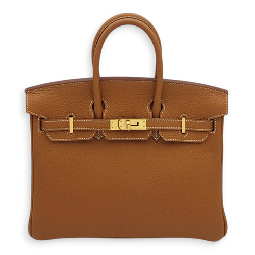 Birkin 25 Gold in Togo, Gold hardware