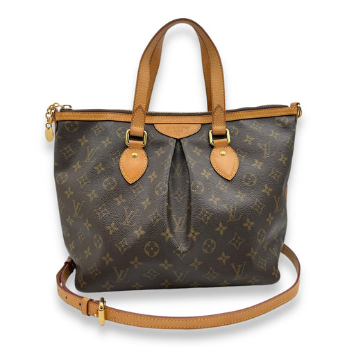 Palermo PM Monogram Shoulder Bag in Canvas, Gold hardware