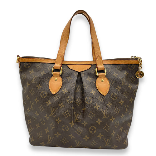 Palermo PM Monogram Shoulder Bag in Canvas, Gold hardware