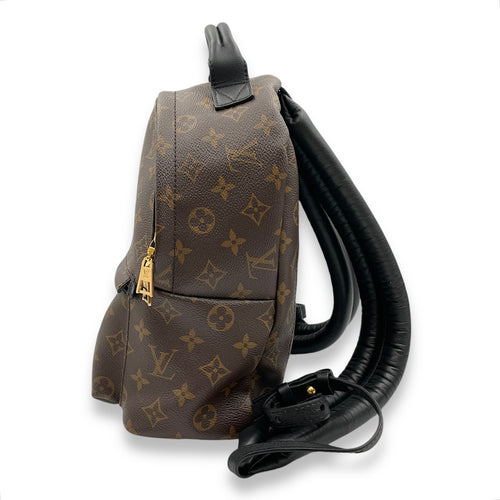 Palm Spring PM Monogram Backpack in Canvas, Gold hardware