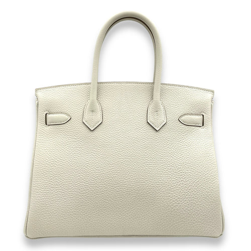 Birkin 30 Gris Pale in Togo, Gold hardware