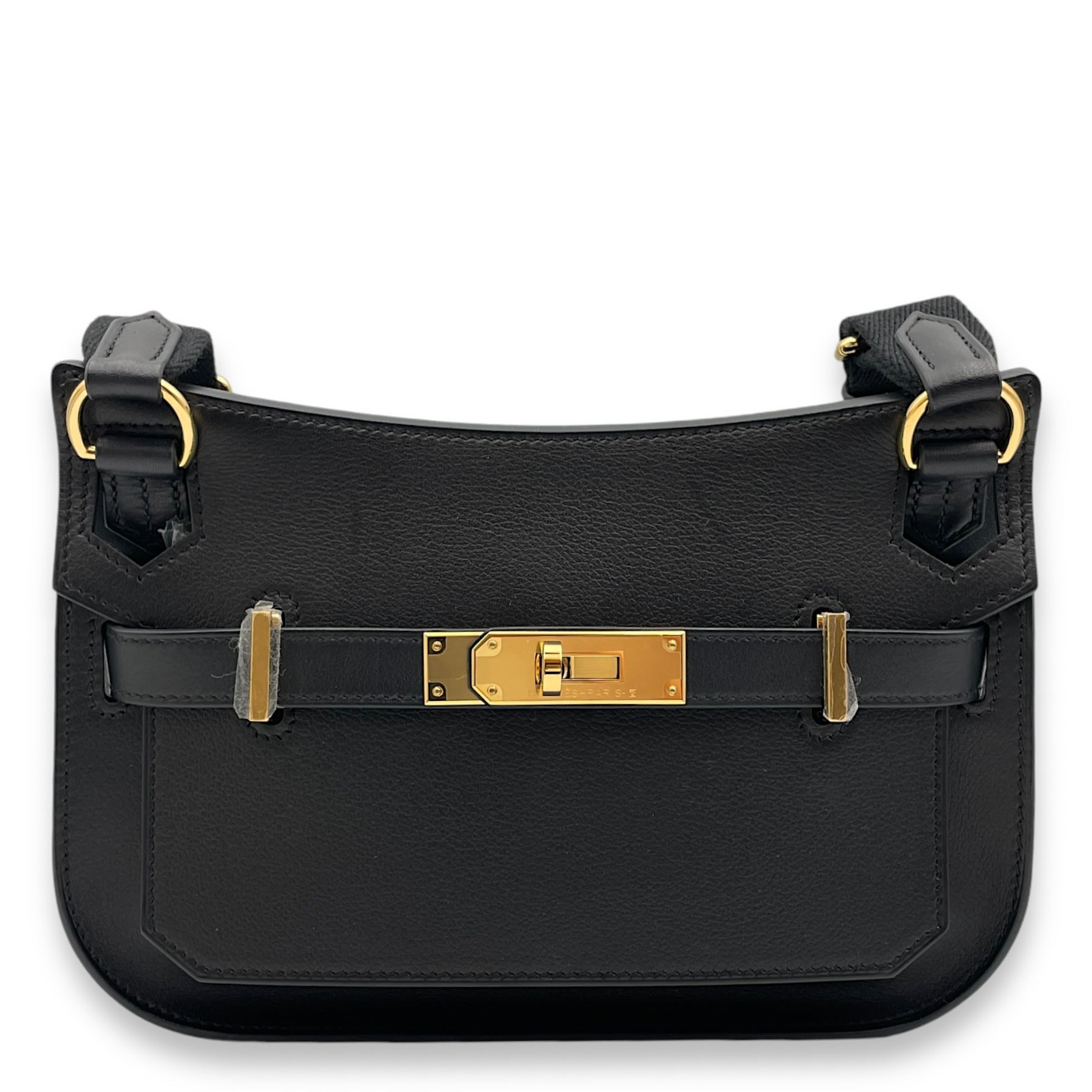 Jypsiere Mini Black in Evergraine, Gold hardware